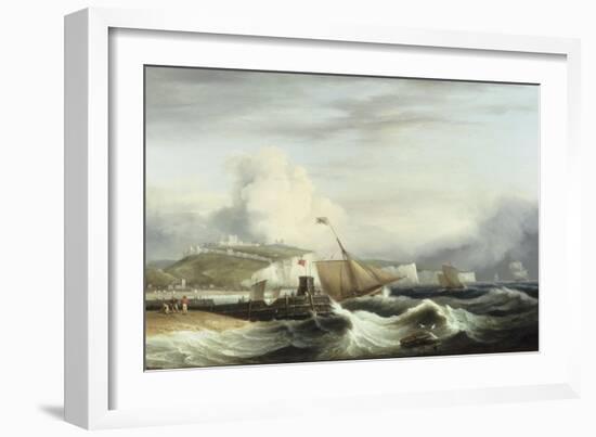 A Cutter and other Shipping off Dover, 1817-Thomas Luny-Framed Giclee Print