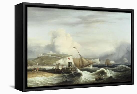 A Cutter and other Shipping off Dover, 1817-Thomas Luny-Framed Premier Image Canvas