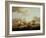 A Cutter Passing Astern of a Frigate, Early 19Th Century (Oil on Canvas)-Thomas Luny-Framed Giclee Print