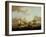 A Cutter Passing Astern of a Frigate, Early 19Th Century (Oil on Canvas)-Thomas Luny-Framed Giclee Print