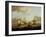 A Cutter Passing Astern of a Frigate, Early 19Th Century (Oil on Canvas)-Thomas Luny-Framed Giclee Print