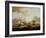 A Cutter Passing Astern of a Frigate, Early 19Th Century (Oil on Canvas)-Thomas Luny-Framed Giclee Print