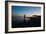 A Cyclist on Juquehy Beach at Sunset-Alex Saberi-Framed Photographic Print