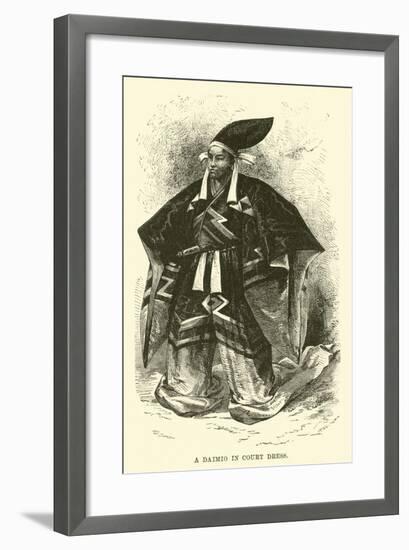 A Daimio in Court Dress-null-Framed Giclee Print