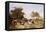 A Dairy Farm on the Marshes, East Kent-Thomas Sidney Cooper-Framed Premier Image Canvas