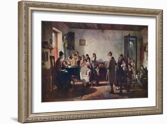 'A Dame's School', 1845, (1904)-Thomas Webster-Framed Giclee Print