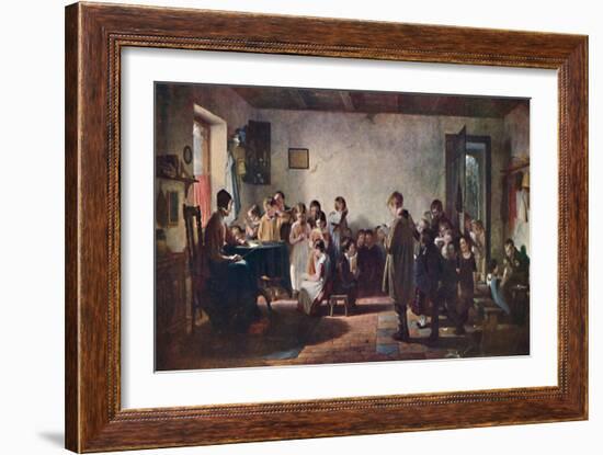 'A Dame's School', 1845, (1904)-Thomas Webster-Framed Giclee Print