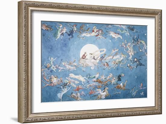 A Dance Round the Moon-Charles Altamont Doyle-Framed Giclee Print