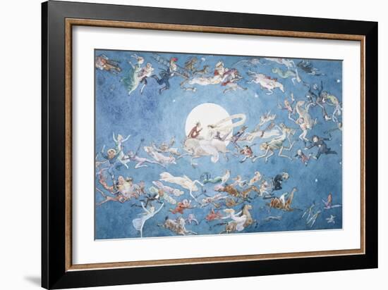 A Dance Round the Moon-Charles Altamont Doyle-Framed Giclee Print