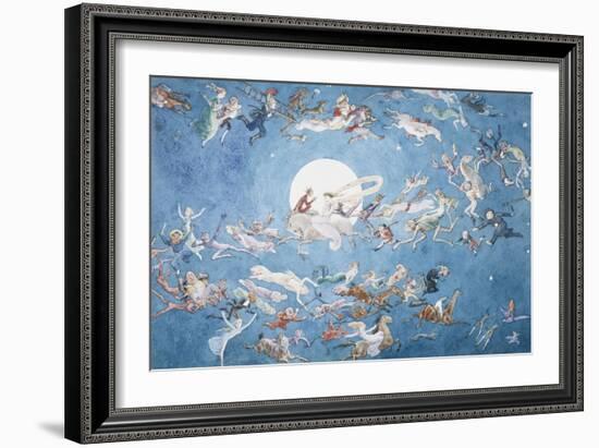 A Dance Round the Moon-Charles Altamont Doyle-Framed Giclee Print