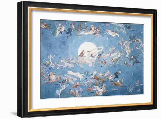 A Dance Round the Moon-Charles Altamont Doyle-Framed Giclee Print