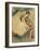 A Dancer Putting on her Shoe-Edgar Degas-Framed Giclee Print