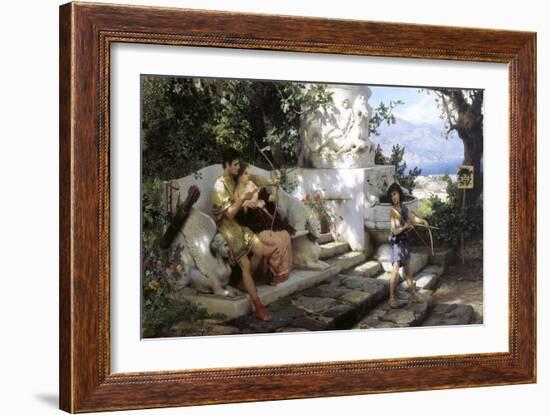 A Dangerous Lesson, 1886-Henryk Siemiradzki-Framed Giclee Print