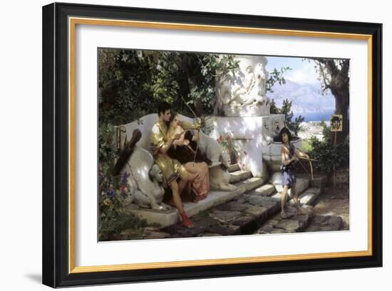 A Dangerous Lesson, 1886-Henryk Siemiradzki-Framed Giclee Print