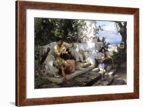 A Dangerous Lesson, 1886-Henryk Siemiradzki-Framed Giclee Print