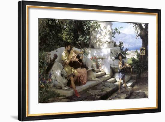 A Dangerous Lesson, 1886-Henryk Siemiradzki-Framed Giclee Print