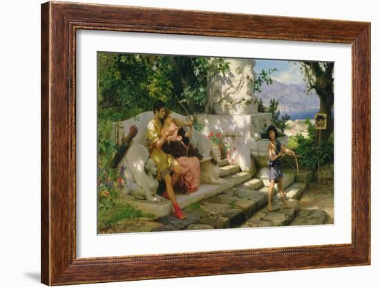 A Dangerous Lesson-Hendrik Siemiradzki-Framed Giclee Print