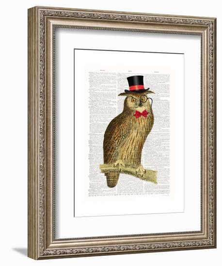 A Dapper Bird-Christopher James-Framed Art Print