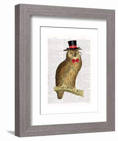 A Dapper Bird-Christopher James-Framed Art Print