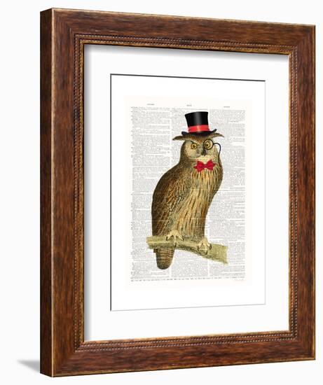 A Dapper Bird-Christopher James-Framed Art Print