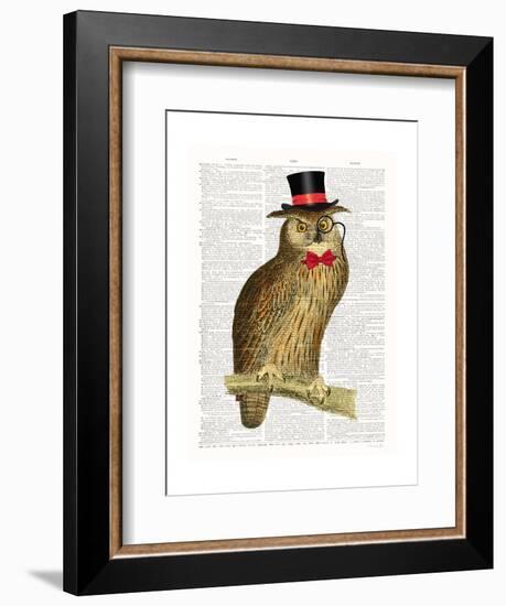 A Dapper Bird-Christopher James-Framed Art Print