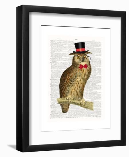 A Dapper Bird-Christopher James-Framed Art Print