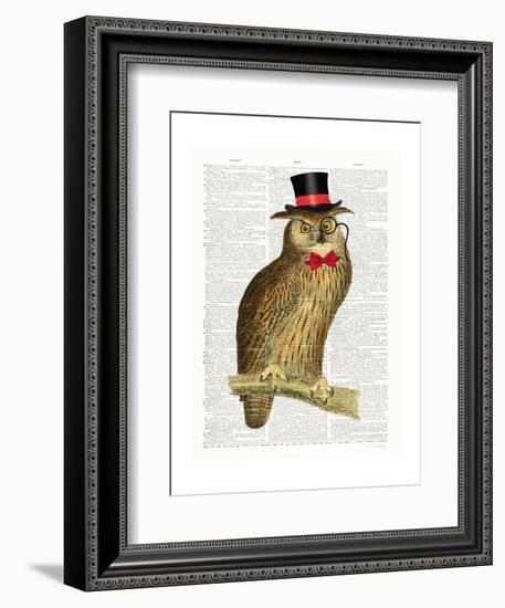 A Dapper Bird-Christopher James-Framed Art Print