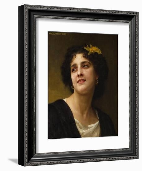 A Dark Beauty-William Adolphe Bouguereau-Framed Giclee Print
