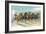 A Dash for the Pole-Currier & Ives-Framed Art Print