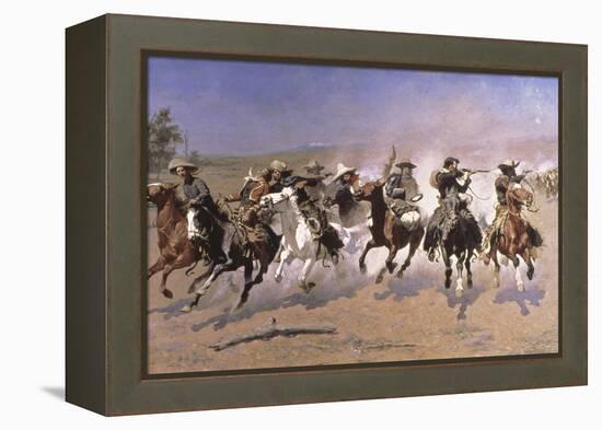 A Dash for the Timber-Frederic Sackrider Remington-Framed Premier Image Canvas