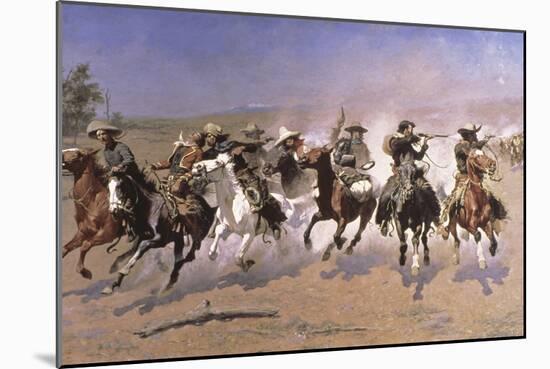 A Dash for the Timber-Frederic Sackrider Remington-Mounted Giclee Print