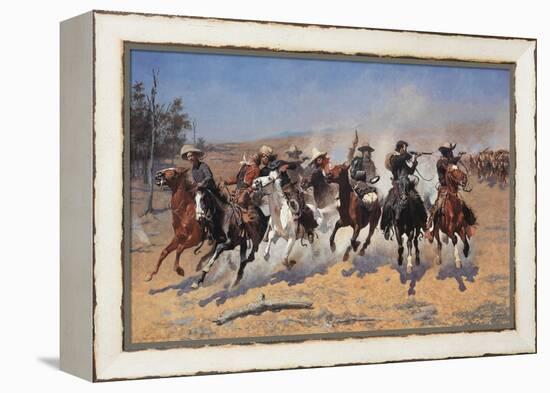 A Dash for Timber-Frederic Sackrider Remington-Framed Stretched Canvas