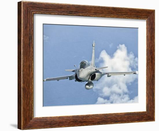 A Dassault Rafale of the French Air Force in Flight over Brazil-Stocktrek Images-Framed Photographic Print