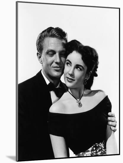 A DATE WITH JUDY, 1948 directed by RICHARD THORPE with Robert Stack and Elizabeth Taylor (b/w photo-null-Mounted Photo