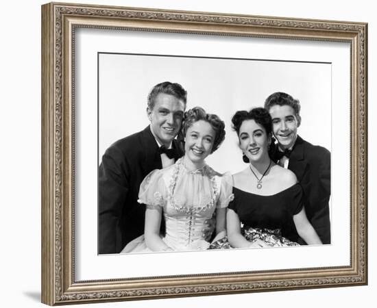 A DATE WITH JUDY, 1948 directed by RICHARD THORPE with Robert Stack, Jane Powell, Elizabeth Taylor -null-Framed Photo