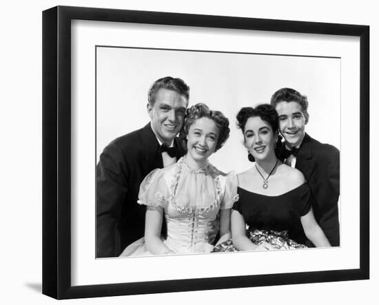 A DATE WITH JUDY, 1948 directed by RICHARD THORPE with Robert Stack, Jane Powell, Elizabeth Taylor -null-Framed Photo