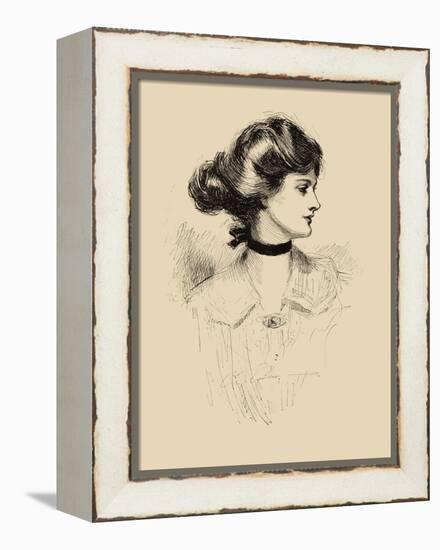 A Daughter of the South-Charles Dana Gibson-Framed Stretched Canvas