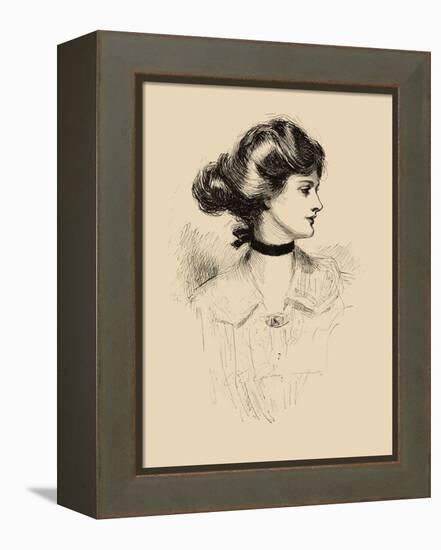 A Daughter of the South-Charles Dana Gibson-Framed Stretched Canvas