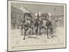 A Day Ashore in Ceylon, the Dangers of Racing Rickshas in the Streets of Colombo-null-Mounted Giclee Print