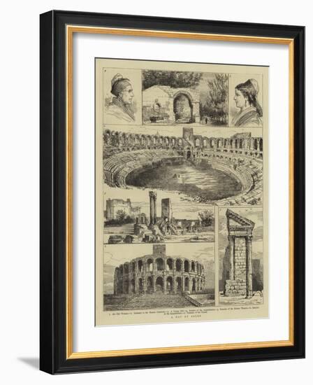 A Day at Arles-null-Framed Giclee Print