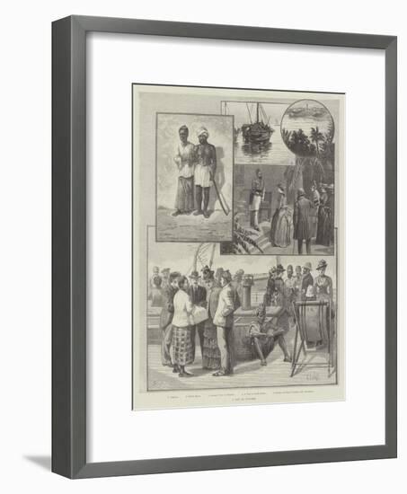 A Day at Colombo-null-Framed Giclee Print