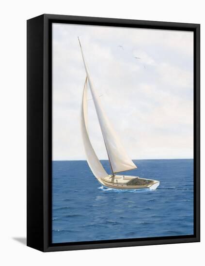 A Day at Sea II-James Wiens-Framed Stretched Canvas