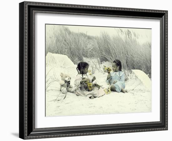 A Day at the Beach 2-Nora Hernandez-Framed Giclee Print