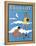 A Day at the Beach - Child Life, August 1939-Harold Carroll-Framed Premier Image Canvas