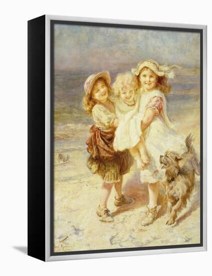 A Day at the Beach-Frederick Morgan-Framed Premier Image Canvas