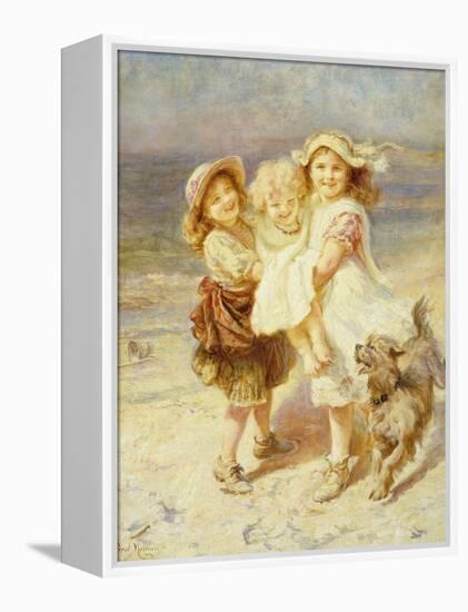 A Day at the Beach-Frederick Morgan-Framed Premier Image Canvas