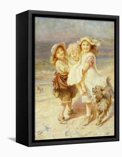 A Day at the Beach-Frederick Morgan-Framed Premier Image Canvas