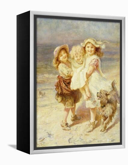 A Day at the Beach-Frederick Morgan-Framed Premier Image Canvas