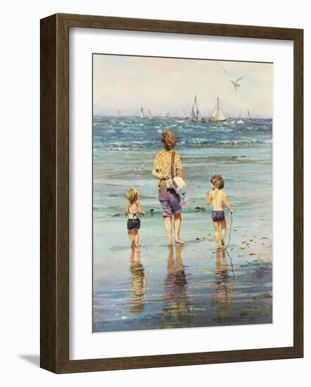 A Day at the Beach-LaVere Hutchings-Framed Giclee Print