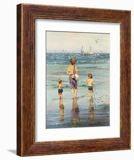 A Day at the Beach-LaVere Hutchings-Framed Giclee Print